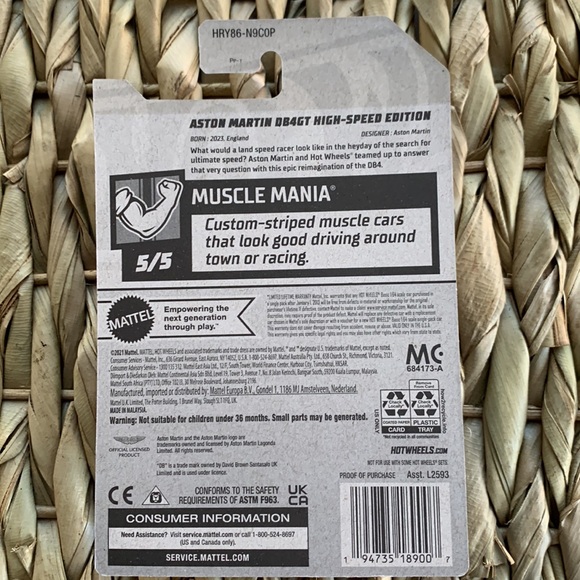 Aston Martin DB4GT High-Speed Edition Hot Wheels AstonMartin HotWheels Race Car - Picture 4 of 9